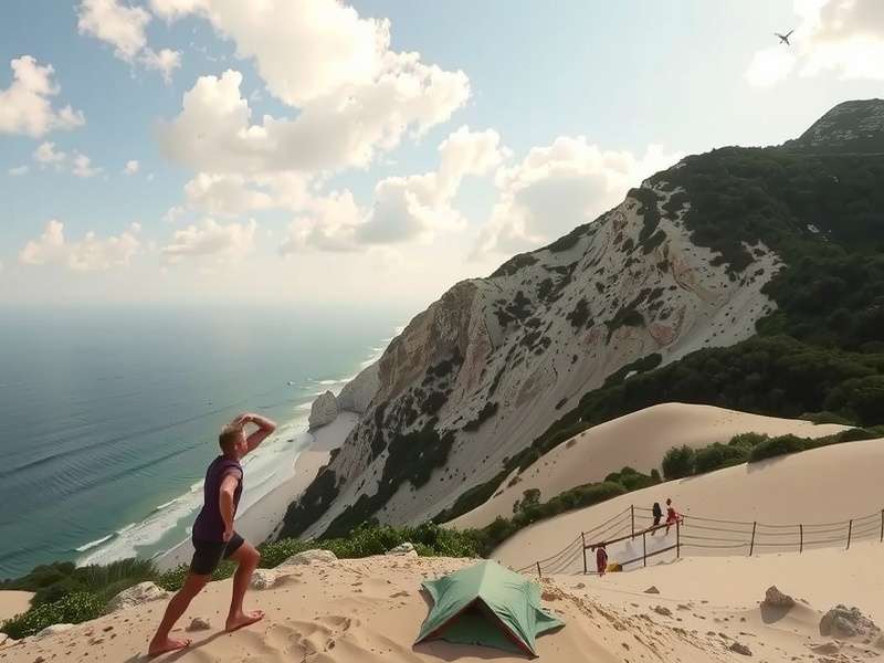Comparison between Dune du Pilat in France and the deserts of Arrakis in the Dune game