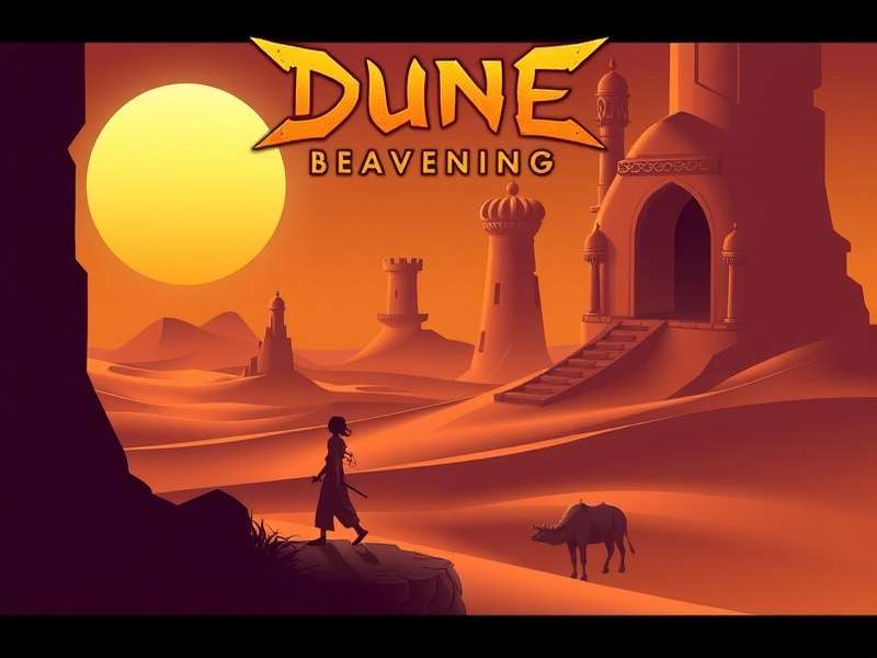 Detailed tactical map of Arrakis from Dune Awakening showing spice fields and storm patterns