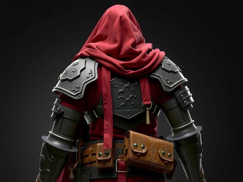 A Fremen warrior showcasing intricate armor trim in the Dune game desert