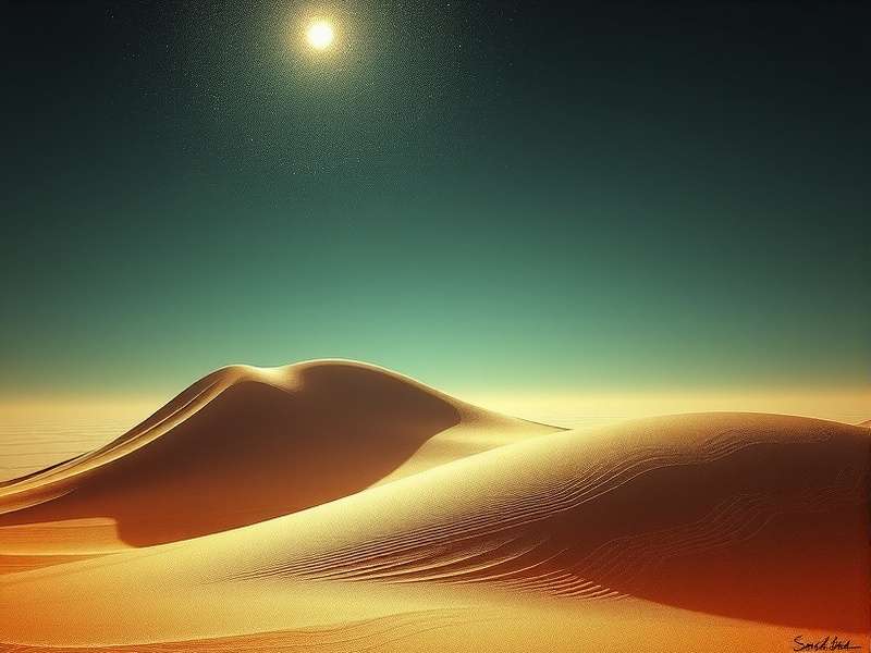 Massive Sandworm emerging from desert sands in Dune game
