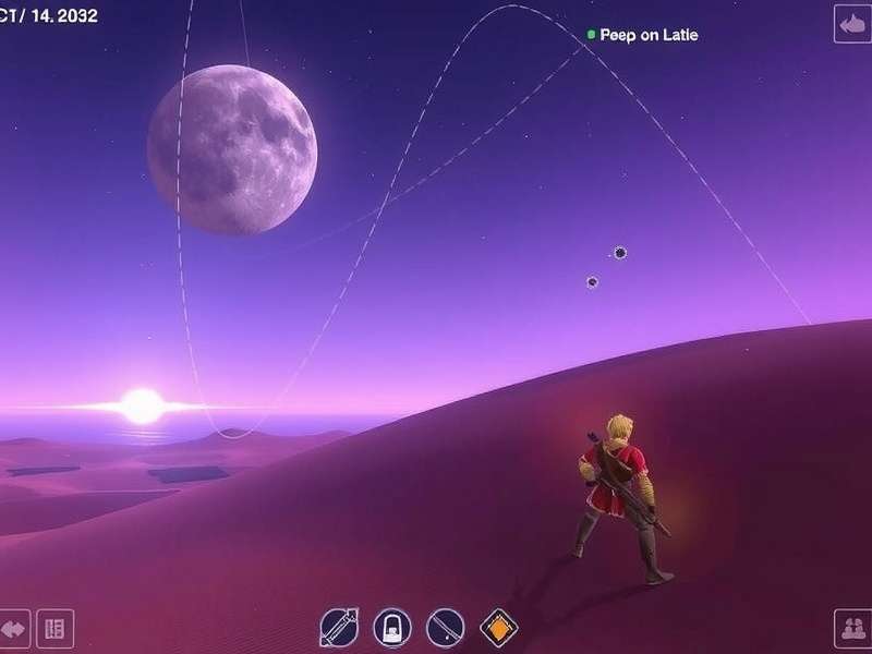 Dune video game concept art showing vast desert and ornithopter