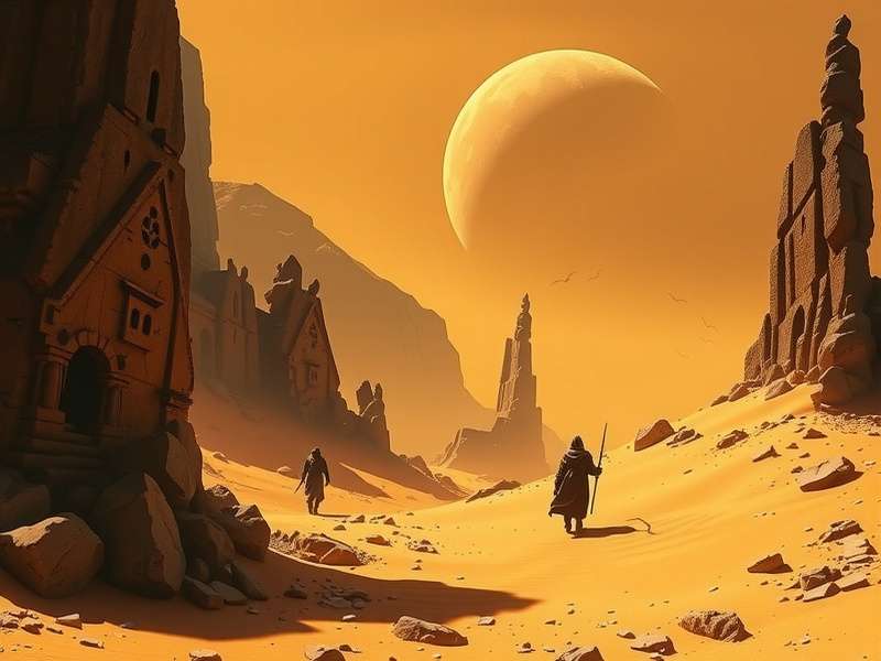 Close-up of a futuristic control panel with glowing orange lights