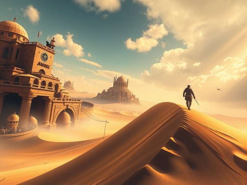 Dune game character progression interface showing skill trees