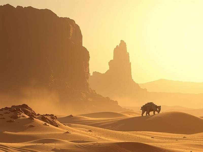 Strategic map of Arrakis from a Dune game showing spice fields and bases