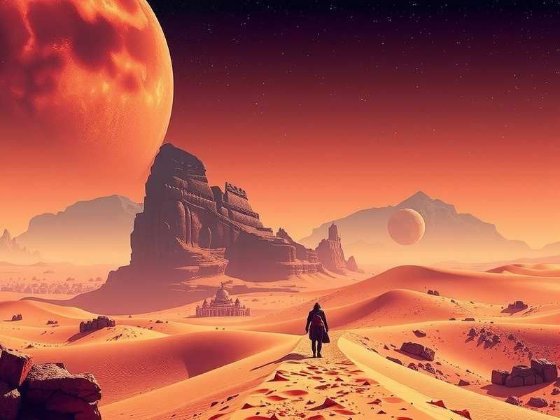 Collage of Dune film posters, game screenshots, and streaming service logos