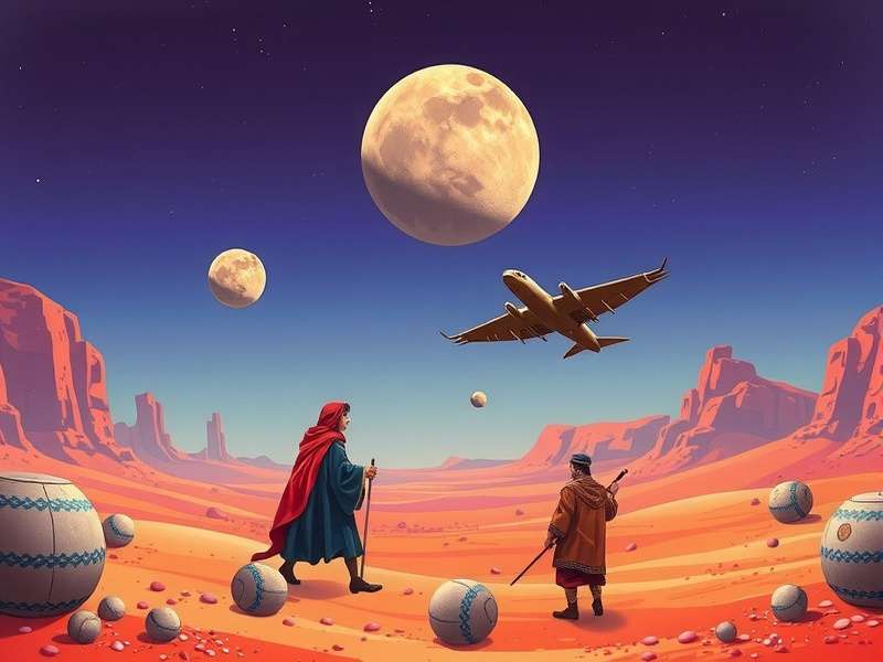 Dune desert landscape with sand dunes