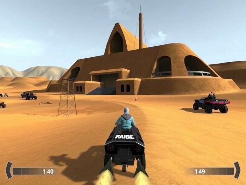 Dune 2000 gameplay screenshot showing House Atreides units on Arrakis desert terrain