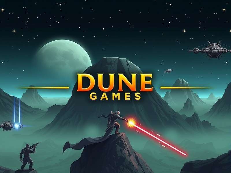 Collage of iconic Dune video game artwork from different eras