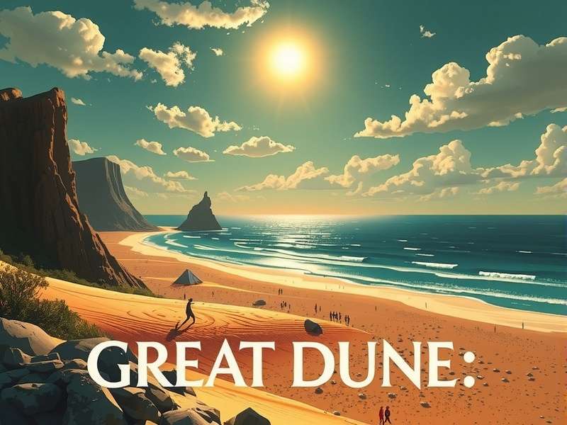 Great Dune of Pilat panoramic view showing massive sand dune against forest and ocean