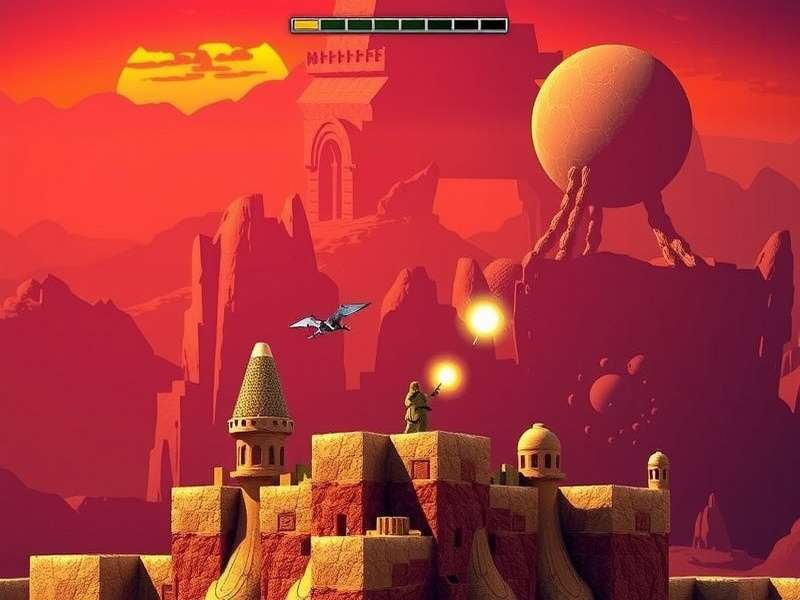 Dune Gameplay screenshot showing desert landscape and UI