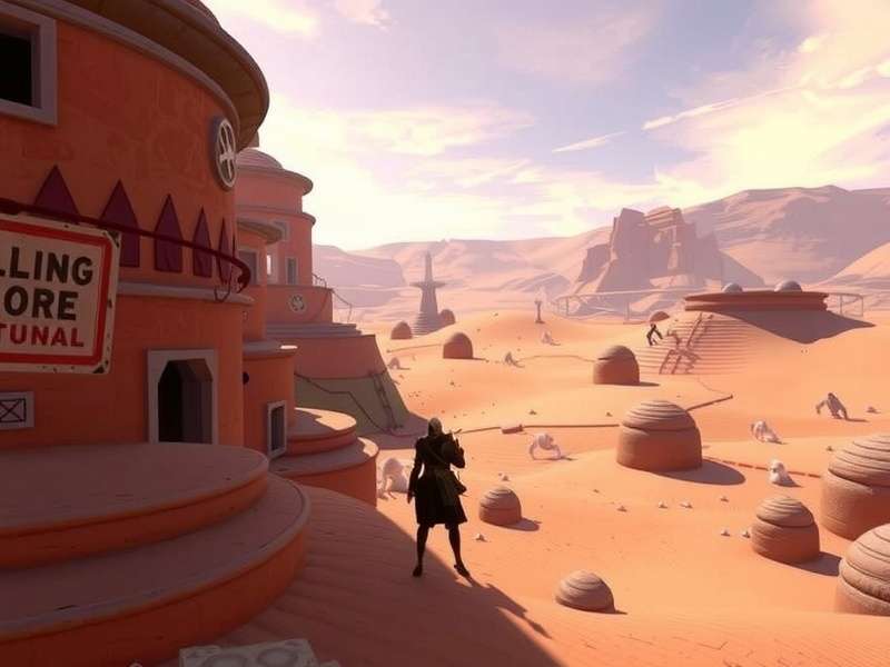 Dune PS5 Gameplay Screenshot showing desert combat