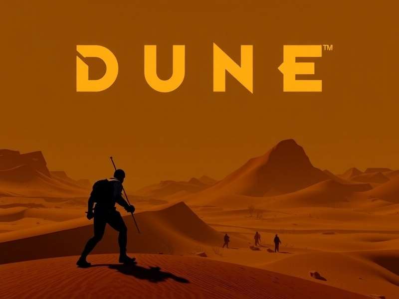 Classic Dune game cover art on original Xbox console