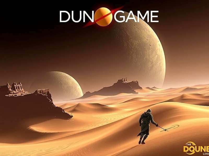 Dune Game PC Release Date Announcement Art