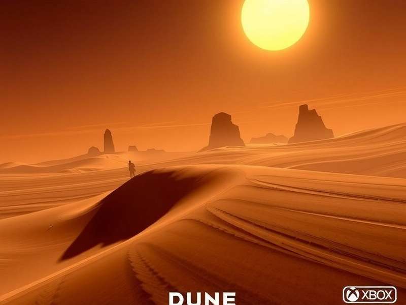 Dune Game Xbox Series X Cover Art showcasing desert landscapes and ornithopters