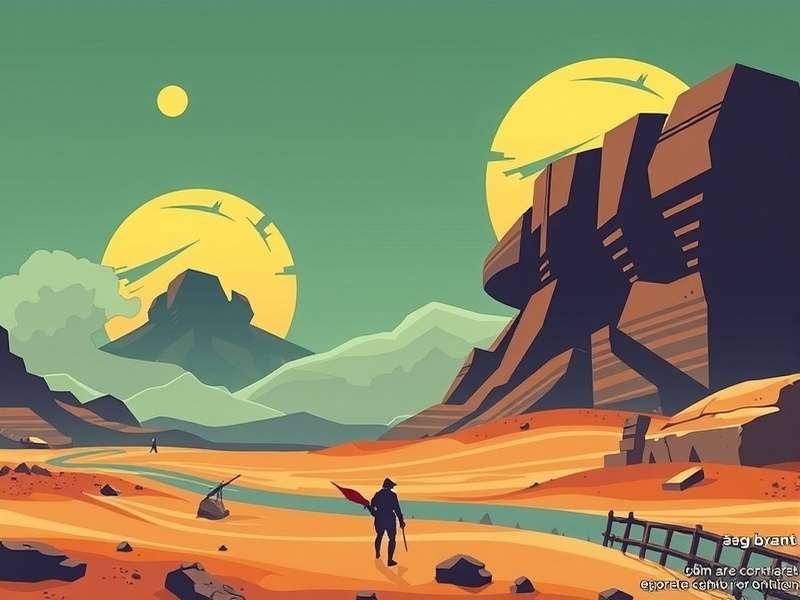 Dune Game Screenshot - Arrakis landscape with spice harvester