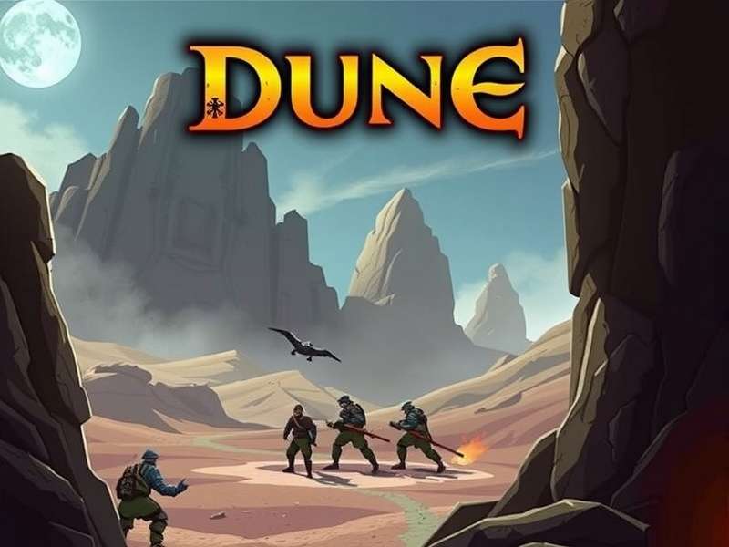 Collage of classic Dune game box art from 1992 and board game