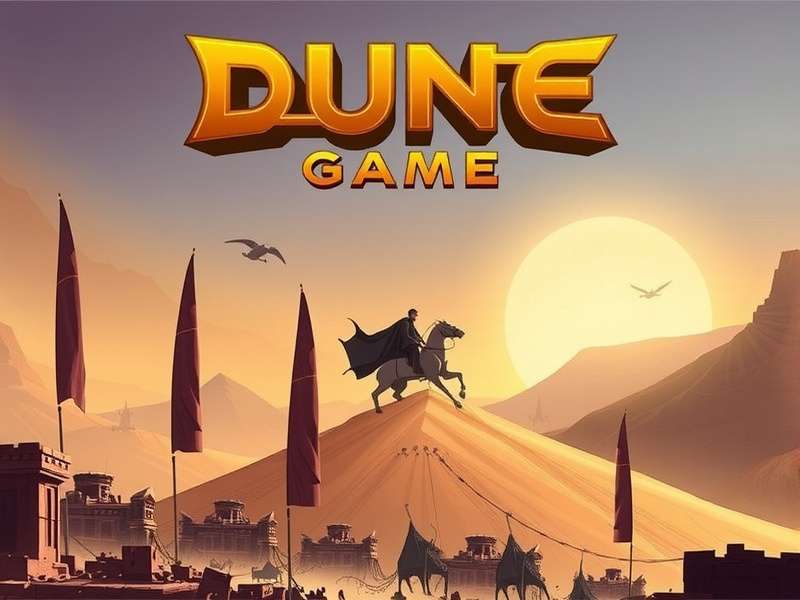 Dune Awakening Gameplay Screenshot showing vast desert and ornithopters