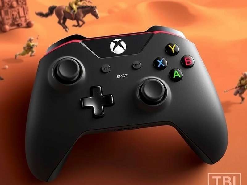 Dune Game Xbox Series X Controller — Arrakis Edition official render with sand texture and fremen symbols