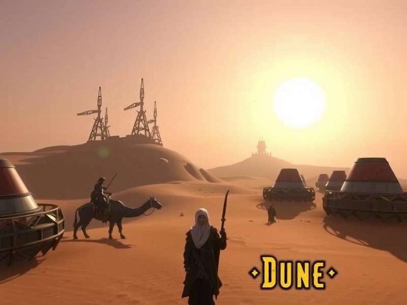 Dune PS5 Gameplay — Sandworm riding through the deep desert of Arrakis