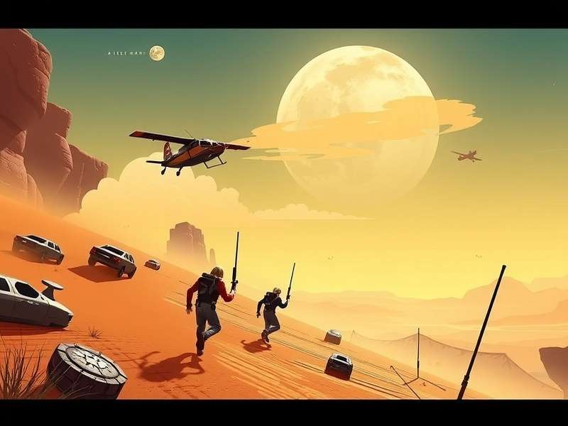Dune Game Xbox screenshot showing a massive sandworm emerging near a harvester on the desert planet Arrakis