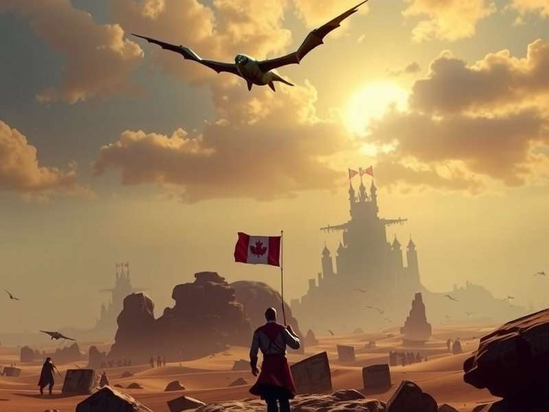Dune Game PC immersive desert landscape with sandworm silhouette