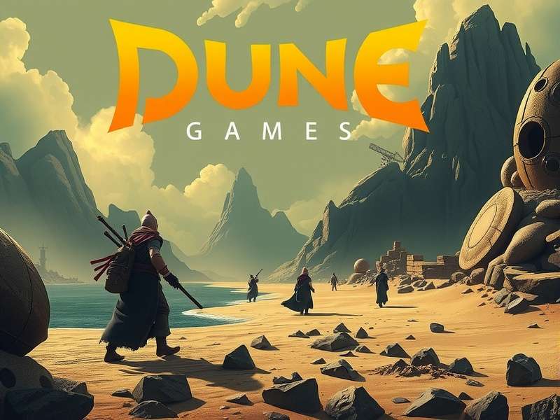 Dune Game Xbox gameplay screenshot featuring desert landscape and sandworms